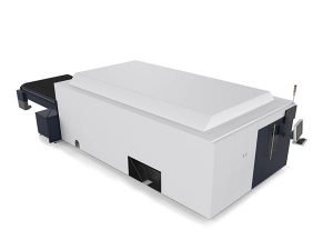 logam lembaran / tiub mesin pemotong laser industri dual motor high end cnc system