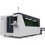 double table cnc laser mesin pemotong logam, mesin pemotong plat automatik laser