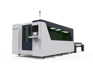 double table cnc laser mesin pemotong logam, mesin pemotong plat automatik laser