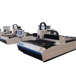 berketepatan tinggi serat laser memotong mesin dual linear motor untuk plat logam