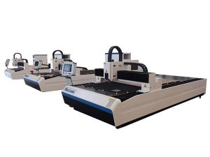 berketepatan tinggi serat laser memotong mesin dual linear motor untuk plat logam
