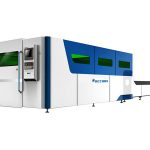 sepenuhnya tertutup perindustrian laser memotong mesin pertukaran jadual berketepatan tinggi