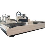 peralatan pemotong tiub laser penggunaan dua, mesin pemotong tiub laser cnc profesional