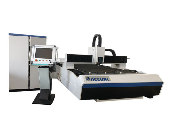 ketepatan tinggi serat laser pemotong tiub mesin 1500mm * 3000mm pemotongan kawasan